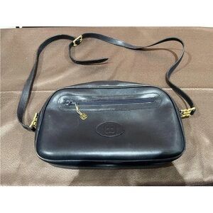 Balenciaga Black Leather Interior with Gold Detail